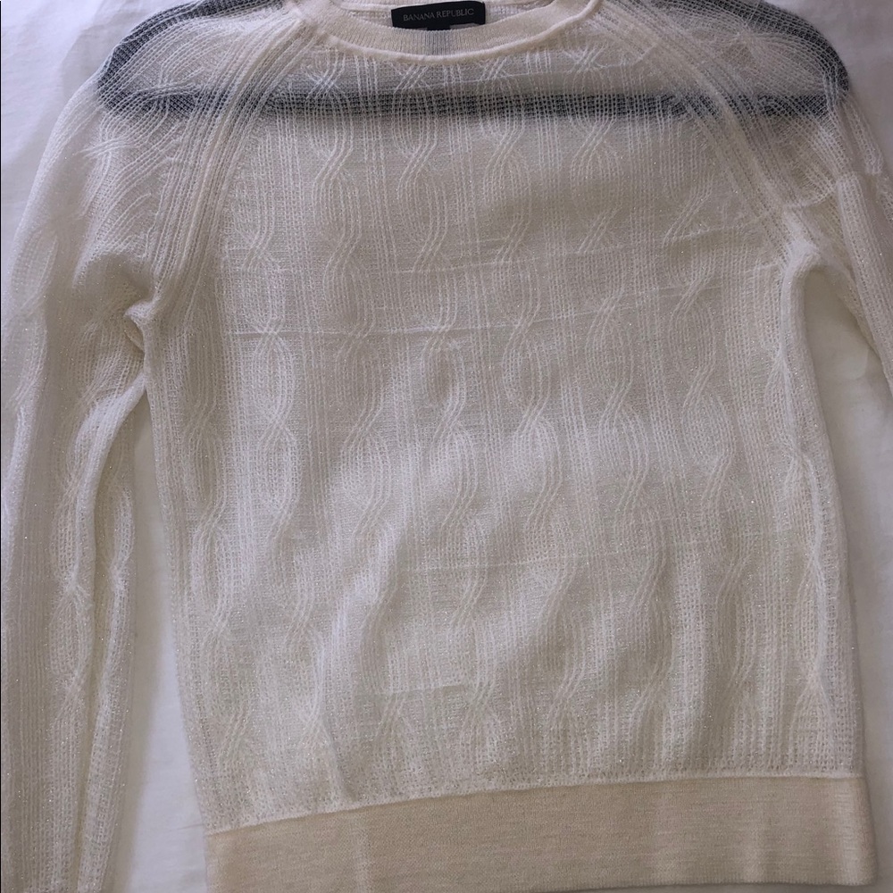 Banana republic sheer sweater
